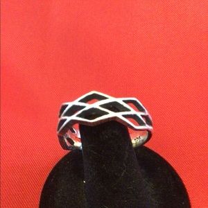 Unisex Geometric 925 Ring